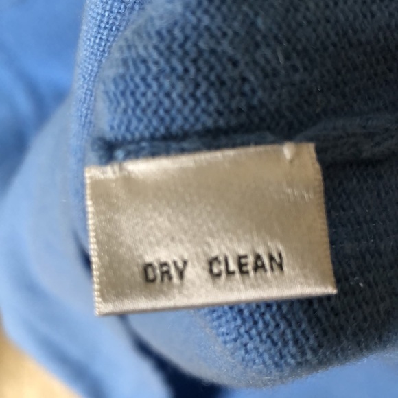 Blue cashmere sweater - Picture 4 of 4